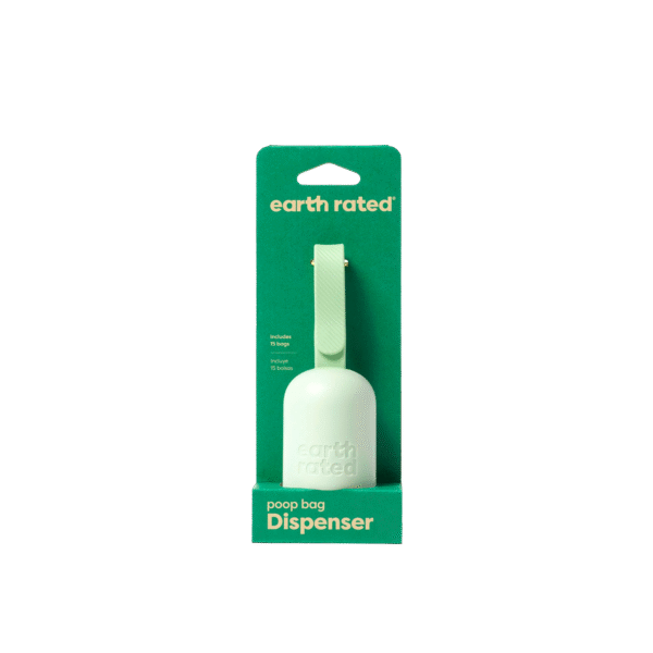 Earth Rated Poop Bags Dispenser with 15 Bags