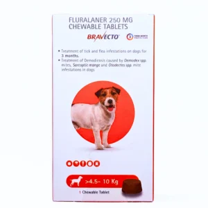 BRAVECTO 4.5 TO 10KG 1 CHEWABLE TABLET