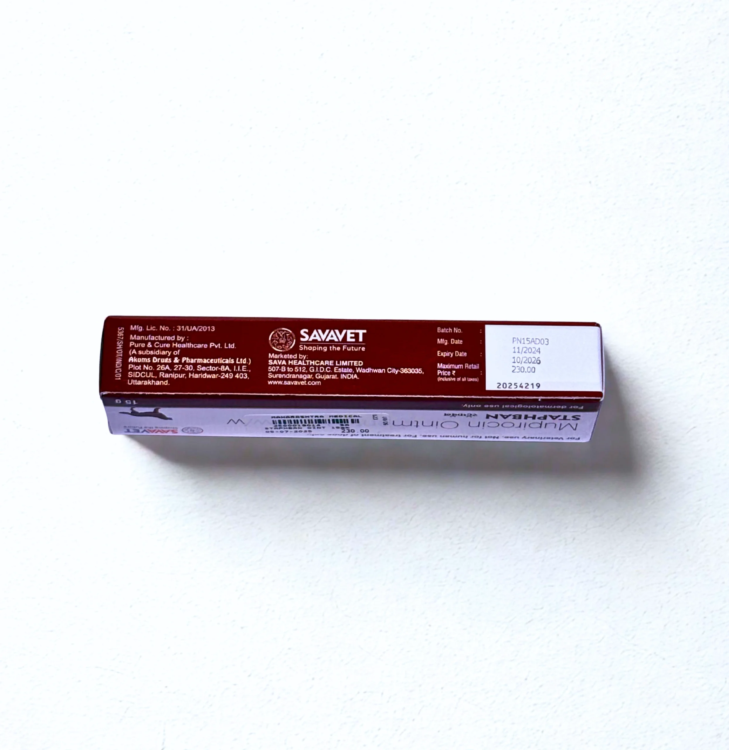 STAPHBAN OINTMENT 15 GM - Image 2