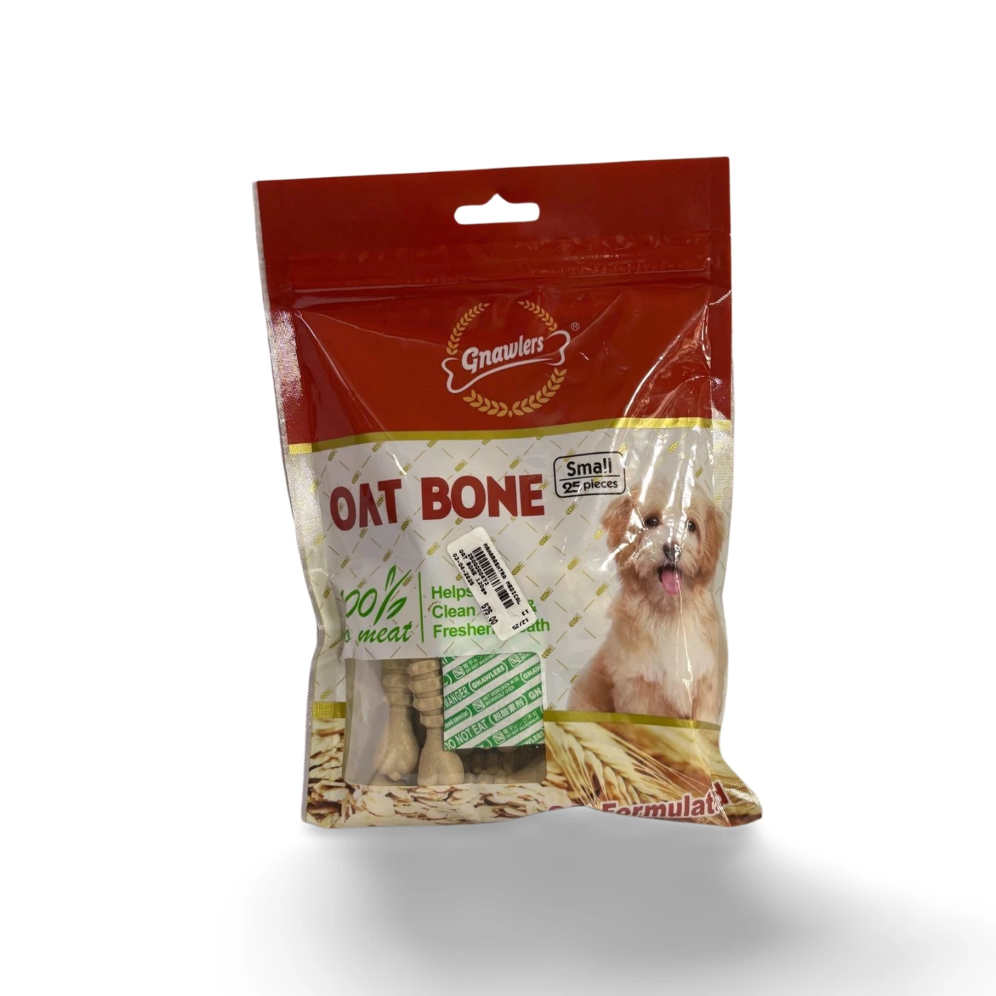 GNAWLERS OAT BONE SMALL 90 PCS
