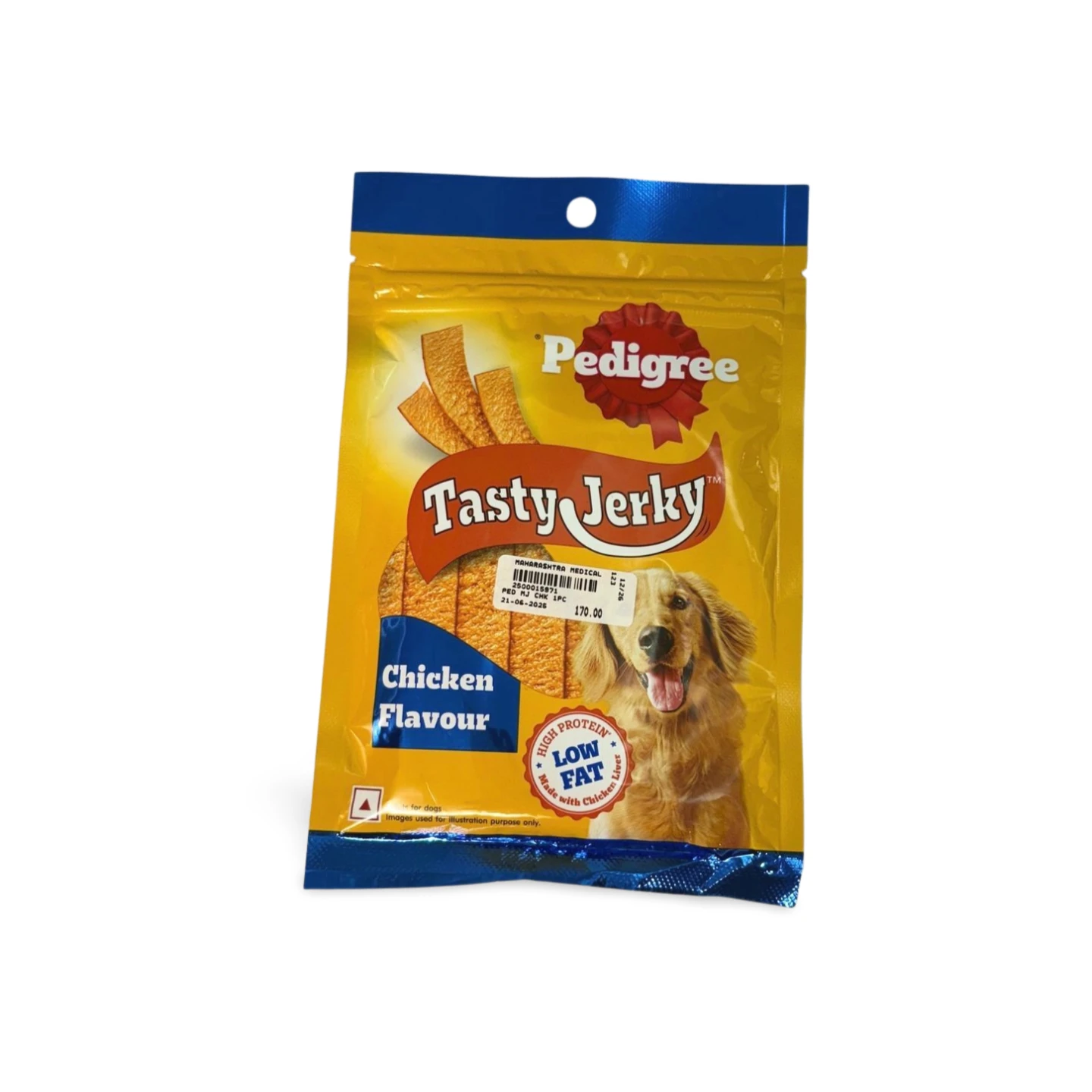 PEDIGREE TASTY JERKY CHICKEN 70G