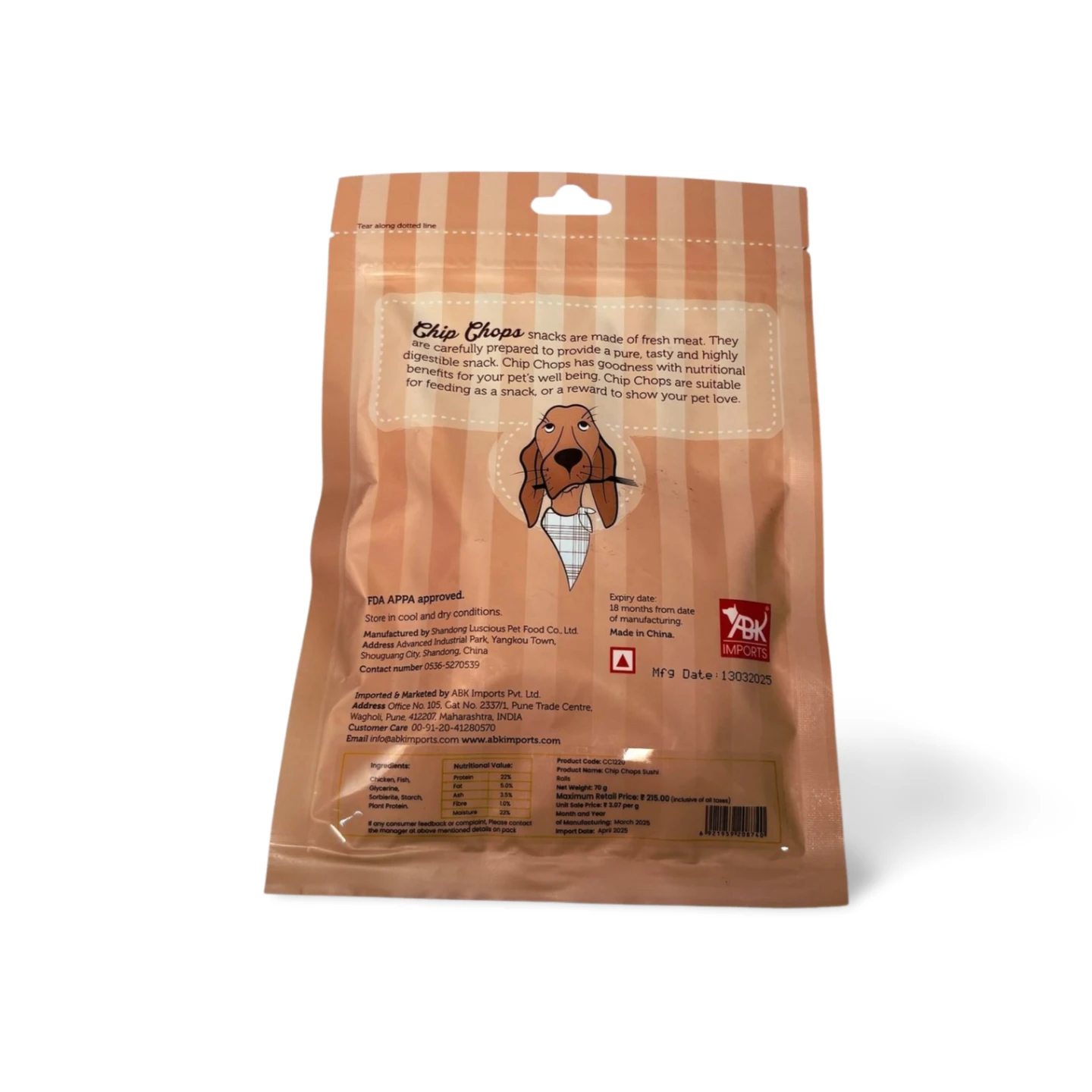 CHIP CHOPS SUSHI ROLLS 70 GM - Image 2