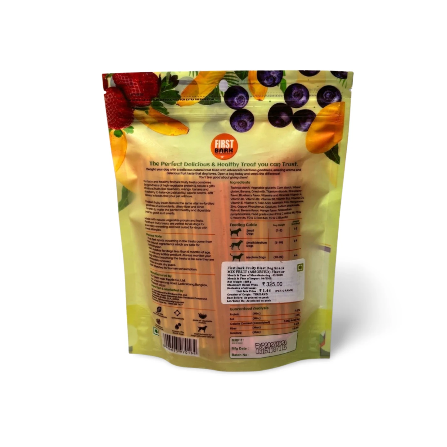 FIRST BARK FRUITY BLAST MIX FRUIT 225 GM - Image 2