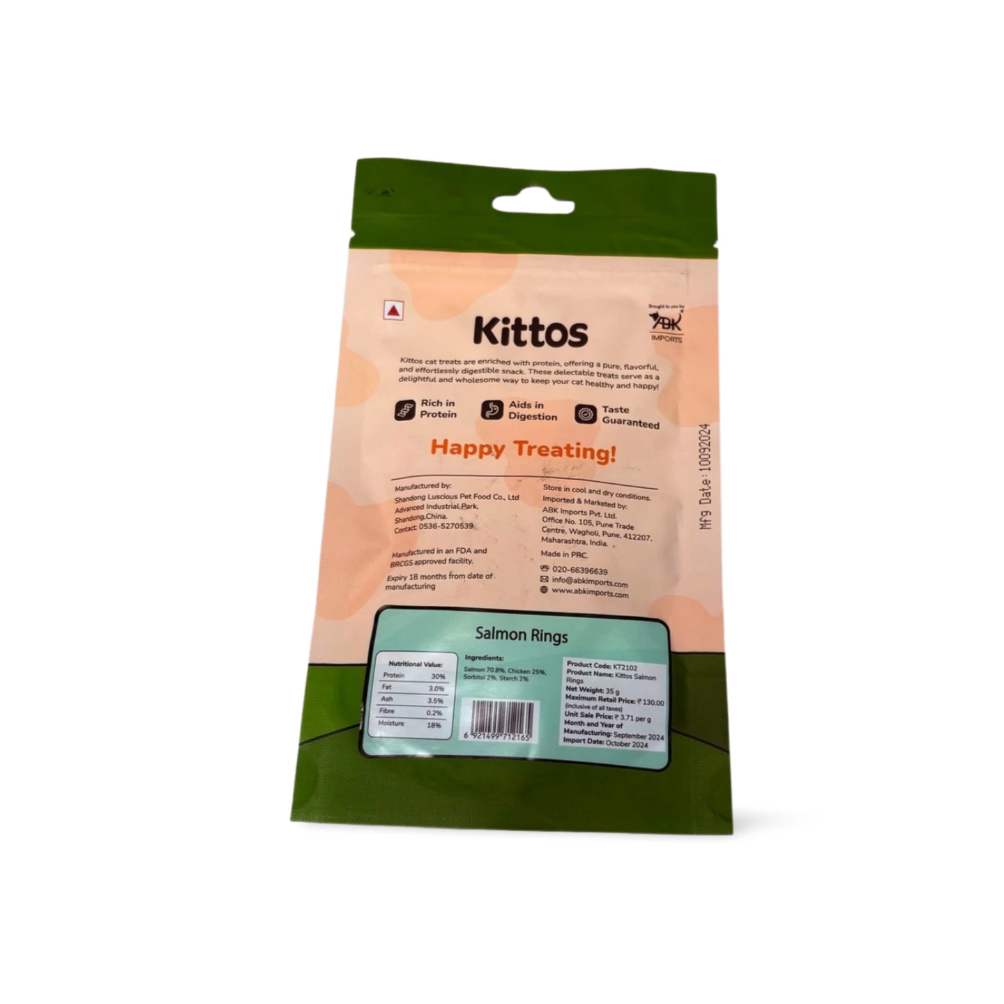 KITTOS SALMON RINGS 35 GM - Image 2