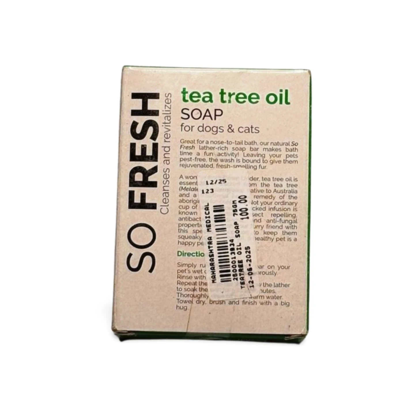 SO FRESH TEA TREE OIL SOAP 75 GM - Image 3