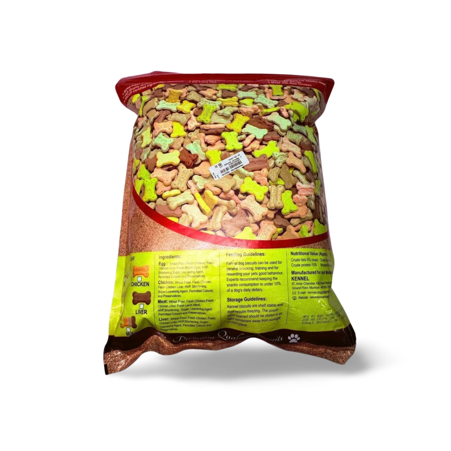 KENNEL NONVEG DOG BISCUIT MEDIUM 1 KG - Image 2