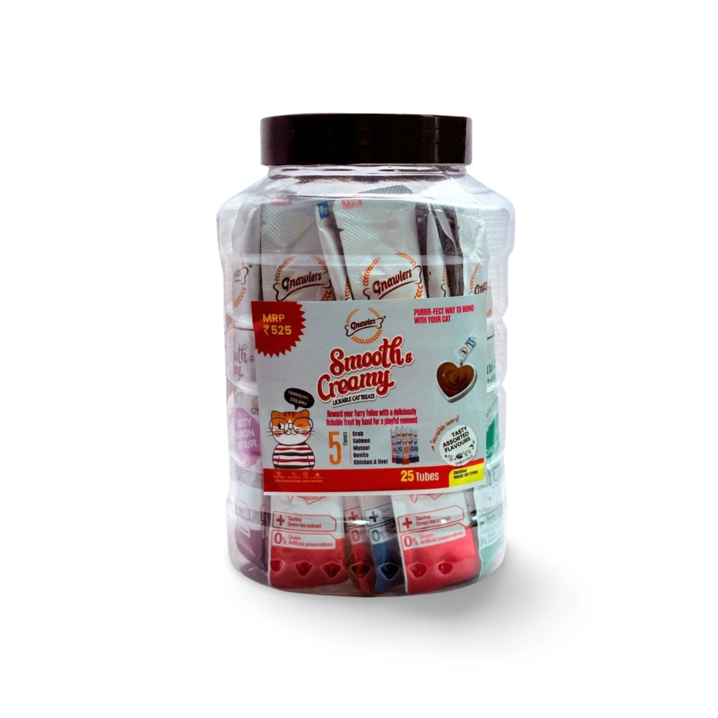 GNAWLERS SMOOTH CREAMY 25 TUBES