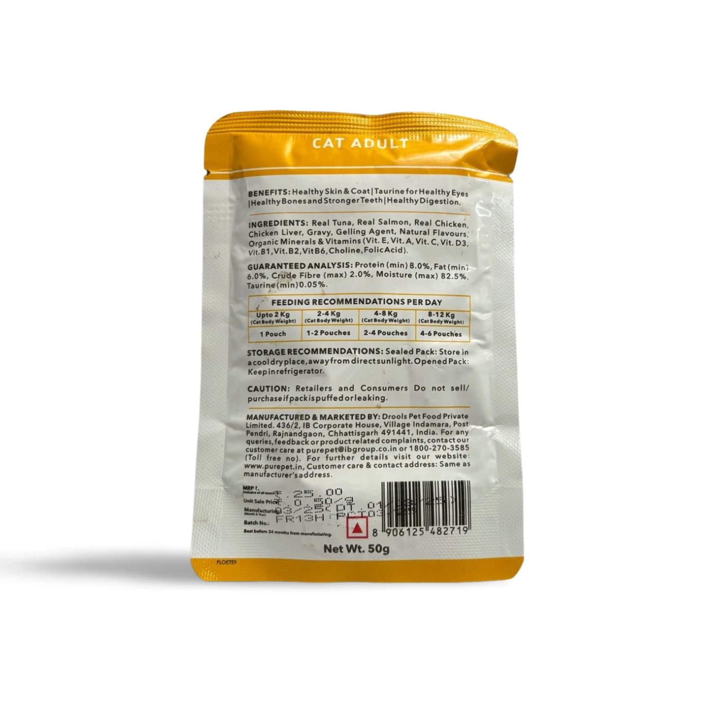 PUREPET REAL TUNA & CHICKEN LIVER IN GRAVY 50 GM - Image 2