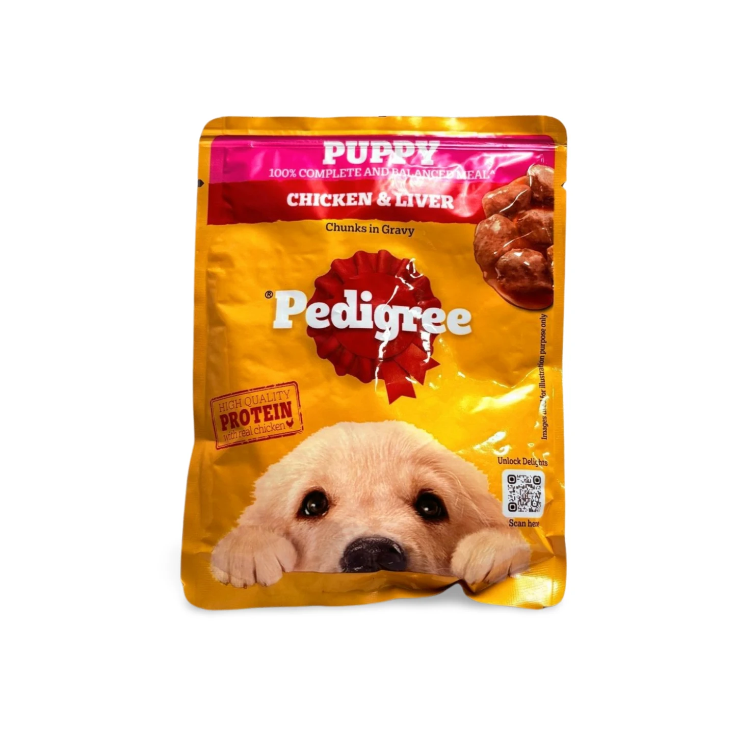PEDIGREE PUPPY CHICKEN & LIVER CHUNKS IN GRAVY 70 GM