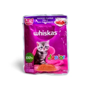 WHISKAS KITTEN MACKEREL JELLY 80 GM