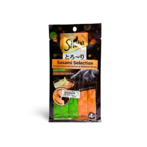 SHEBA SASAMI WET TREAT 12 GM*4 PC