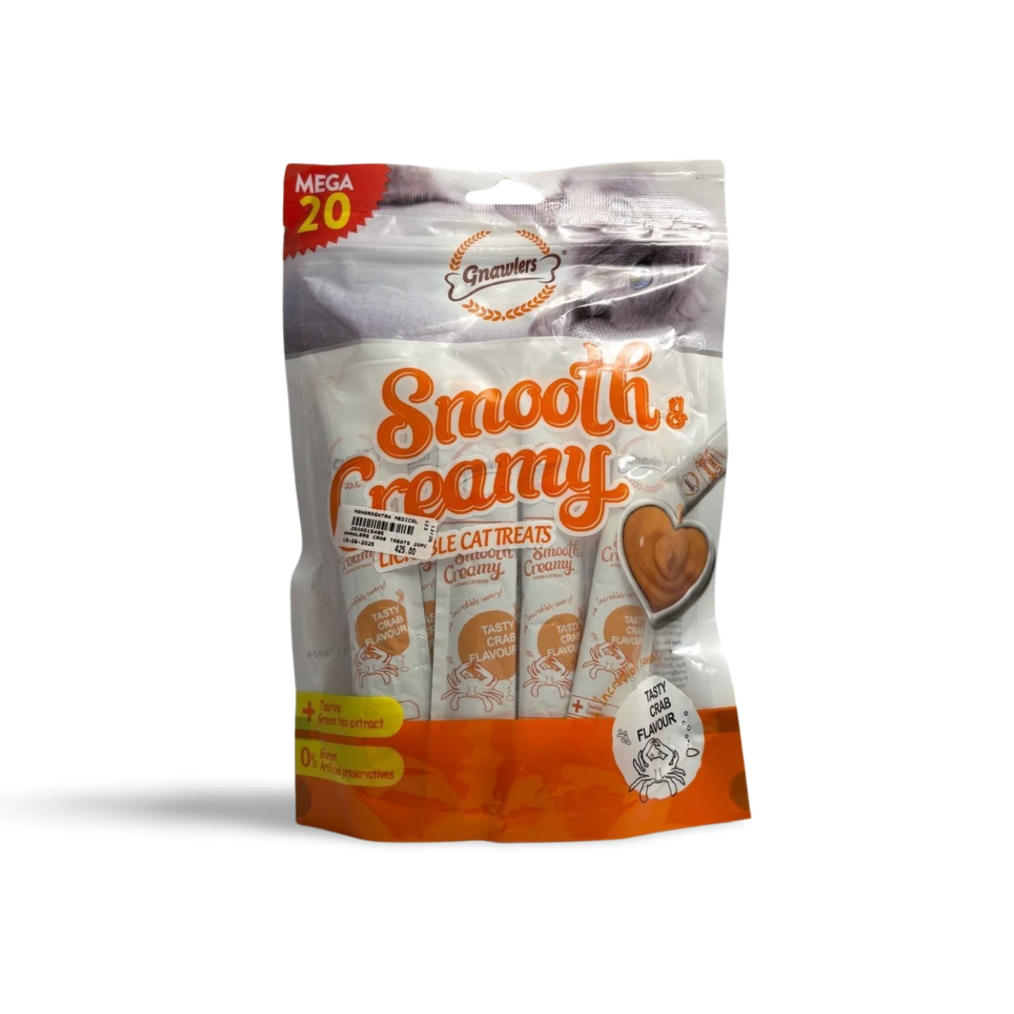 GNAWLERS CRAB CREAMY TREAT 15GM*20 PC