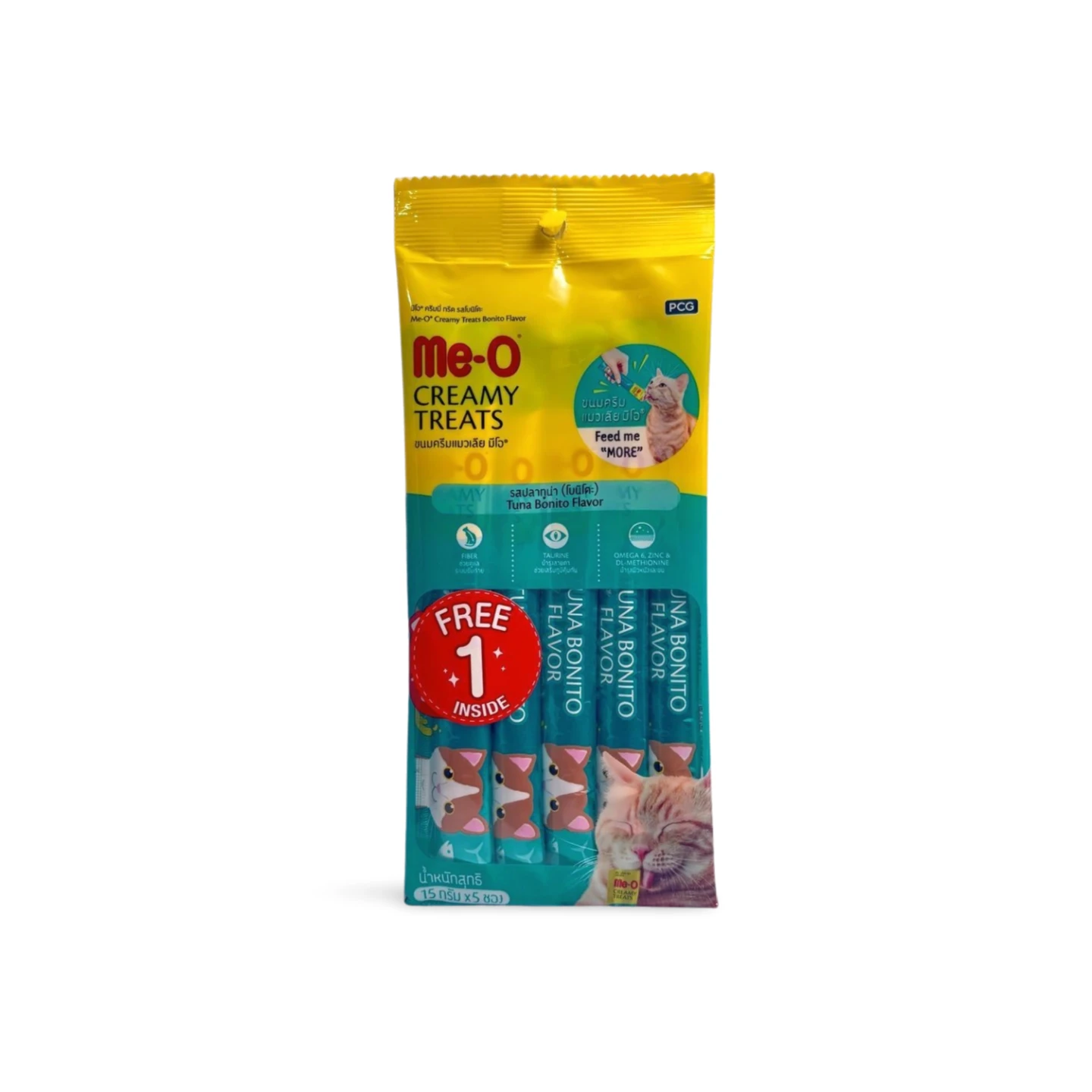 MEO TUNA BONITO CREAMY TREAT 15GM*4 PC