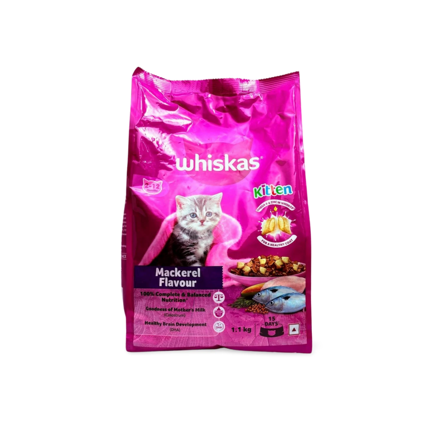 WHISKAS KITTEN MACKEREL 1.1 KG