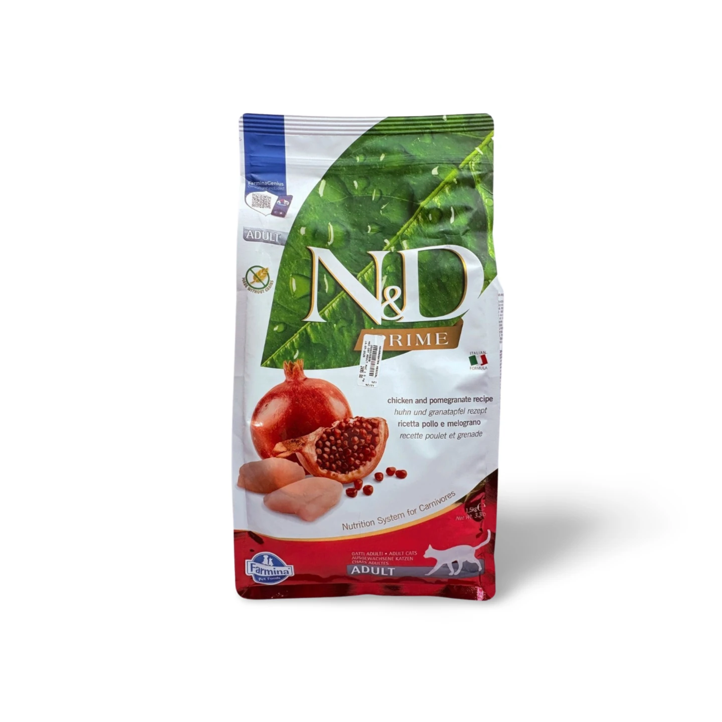 N&D PRIME ADULT CHICKEN & POMEGRANATE 1.5 KG