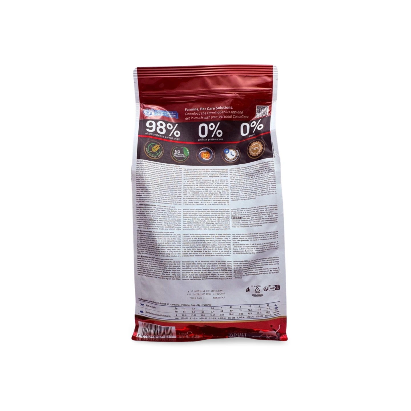 N&D PRIME ADULT CHICKEN & POMEGRANATE 1.5 KG - Image 2