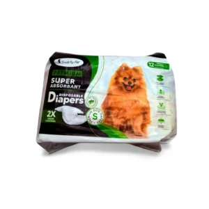 SMARTYPET PREMIUM SUPER ABSORBANT DOG DIAPERS SMALL 12 PCS